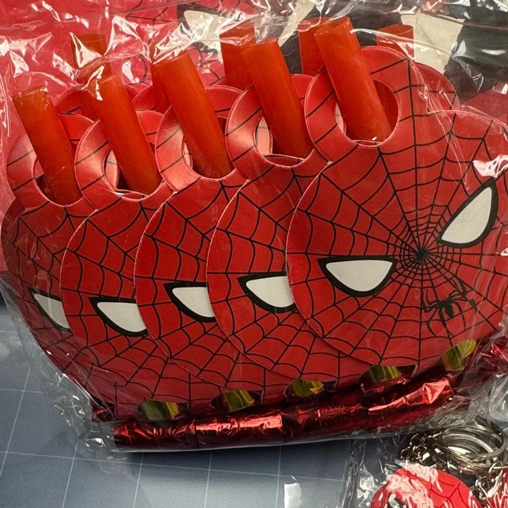 Spider-Man Party Favor Set - Red and Black